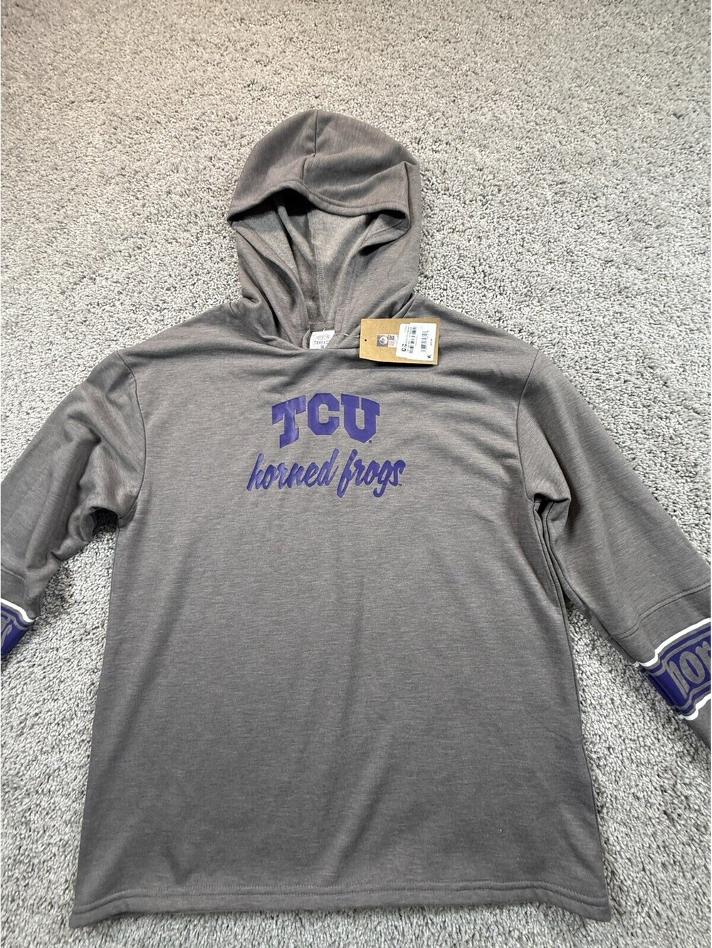 NWT Rivalry Threads TCU Horned Frogs Hoodie Women’s Size Small $49